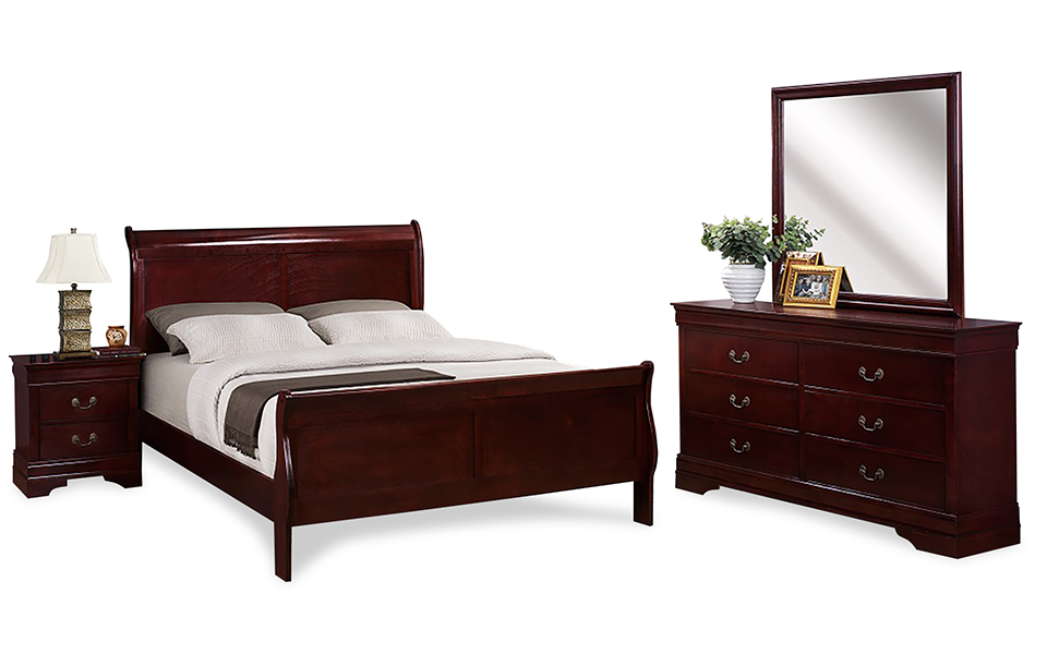 Louis Phillipe Sleigh Bedroom Suite United Furniture Outlets