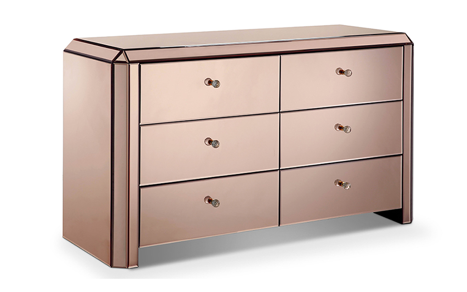 Nebra Dresser United Furniture S, Gold Mirrored Dresser