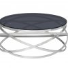 Neutron silver coffee table