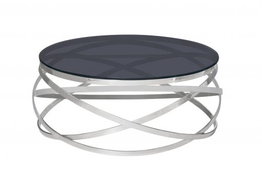 Neutron silver coffee table