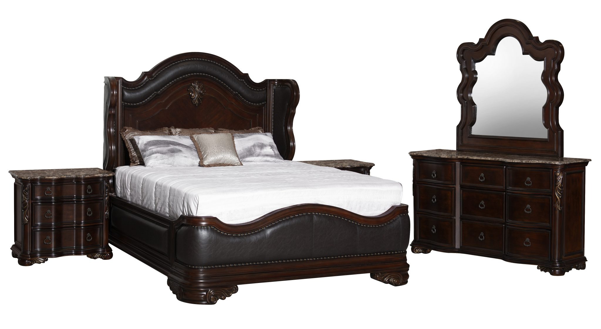 Kingston king bedroom suite United Furniture Outlets